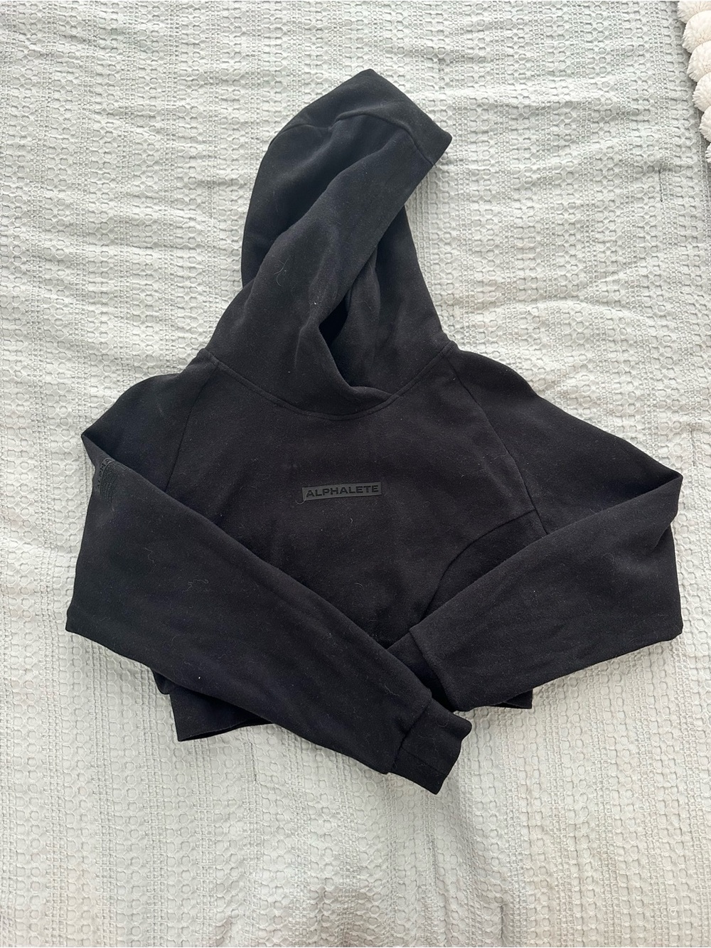 Alphalete Black Pullover Hooded Sweatshirt